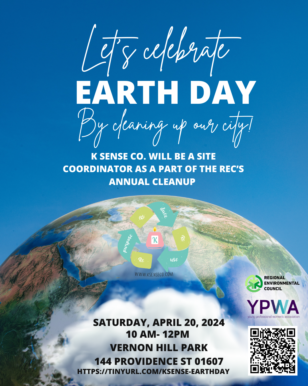 K Sense Site for REC's 34th annual Earth Day Cleanup