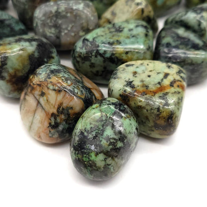 African Turquoise Polished Crystal Stones