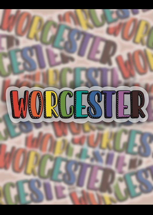 Worcester Rainbow Sticker